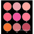 Busher de creme de cores por atacado 9 colorido blush personalizado